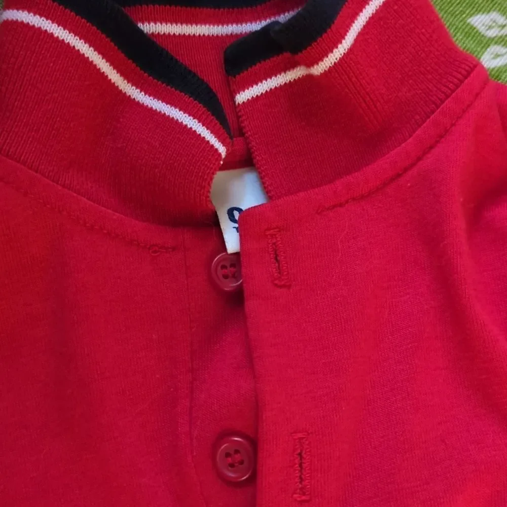 Oshkosh bgosh vintage red‎ Alaskan dog sled Polo top